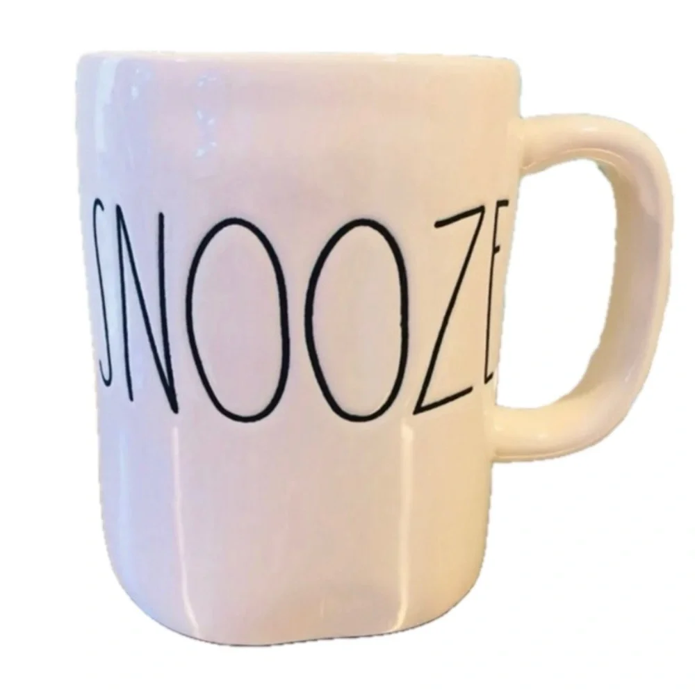 Rae Dunn Snooze Mug NWT Coffee Tea ceramic gift present